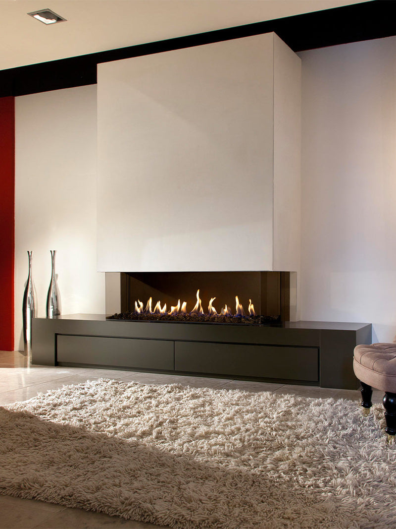 Gas Fires Three Sided