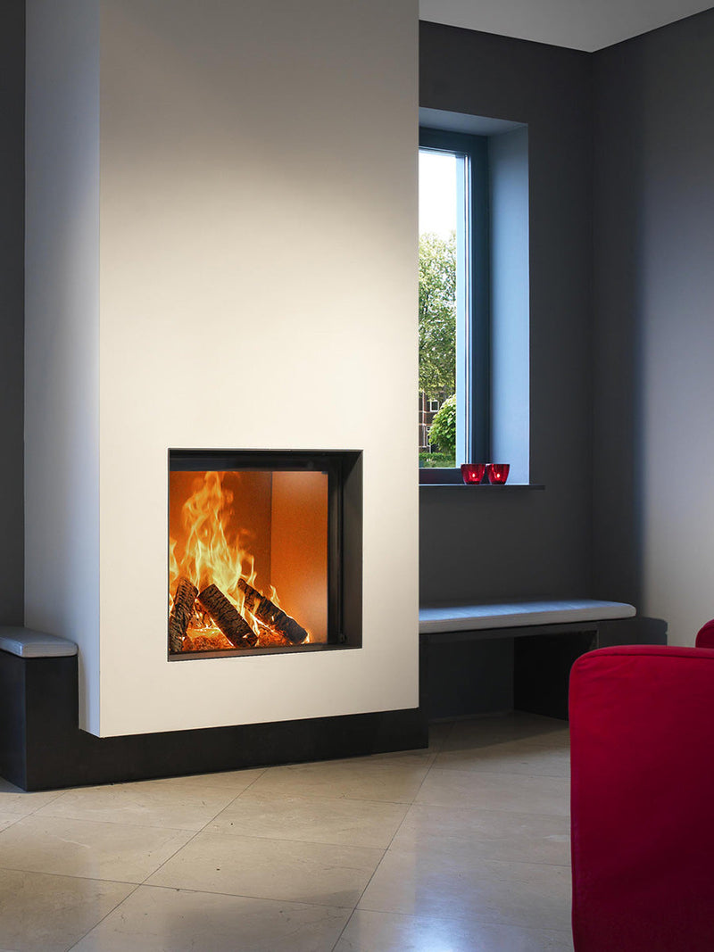 Log Burner Fireplace Front Facing