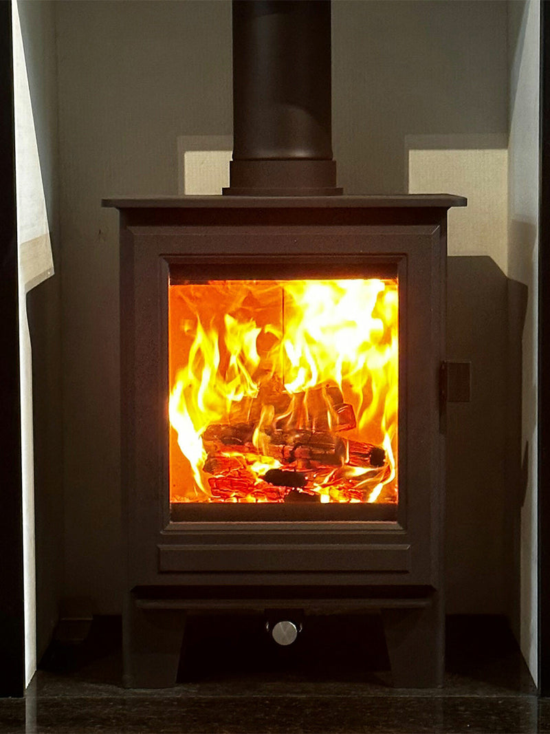 Clock Sudbury Compact Classic Wood Burner