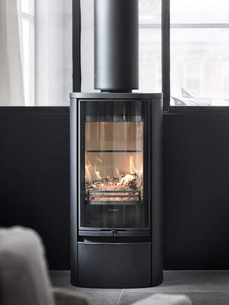 Contura 810G Wood Burning Stove with a Glass Door