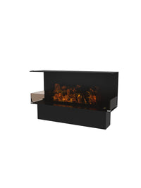 Decoflame Montreal 1000mm 3-Sided Water Vapour Fire with Hybrid Mist