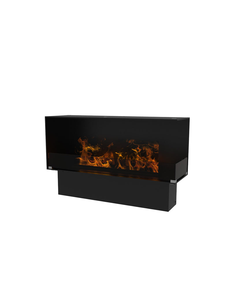 Decoflame Montreal 1000mm Right Corner Water Vapour Fire with Hybrid Mist