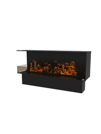 Decoflame Montreal 1200mm Left Corner Water Vapour Fire with Hybrid Mist