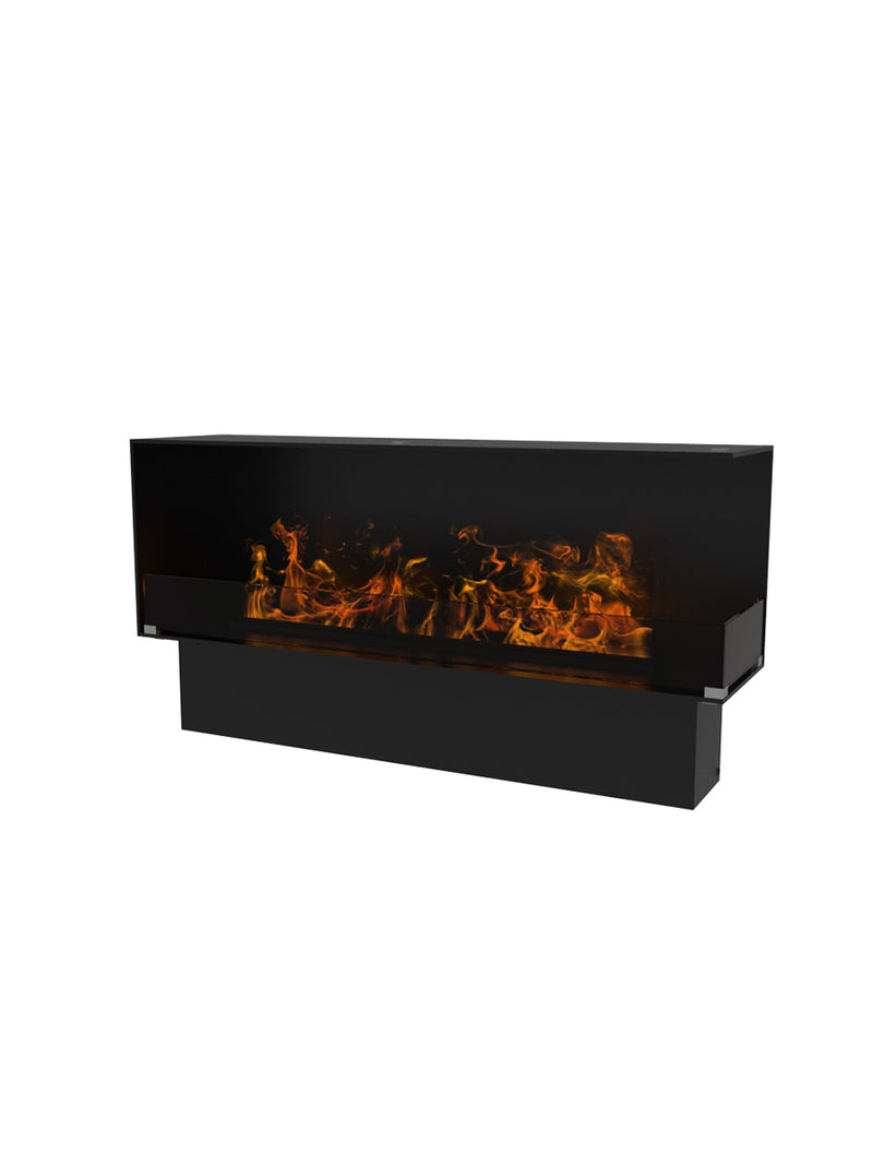 Decoflame Montreal 1200mm Right Corner Water Vapour Fire with Hybrid Mist