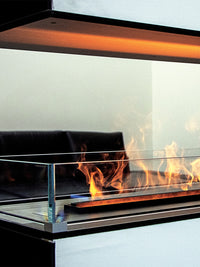 Decoflame Montreal 800mm Room Divider Water Vapour Fire with Hybrid Mist
