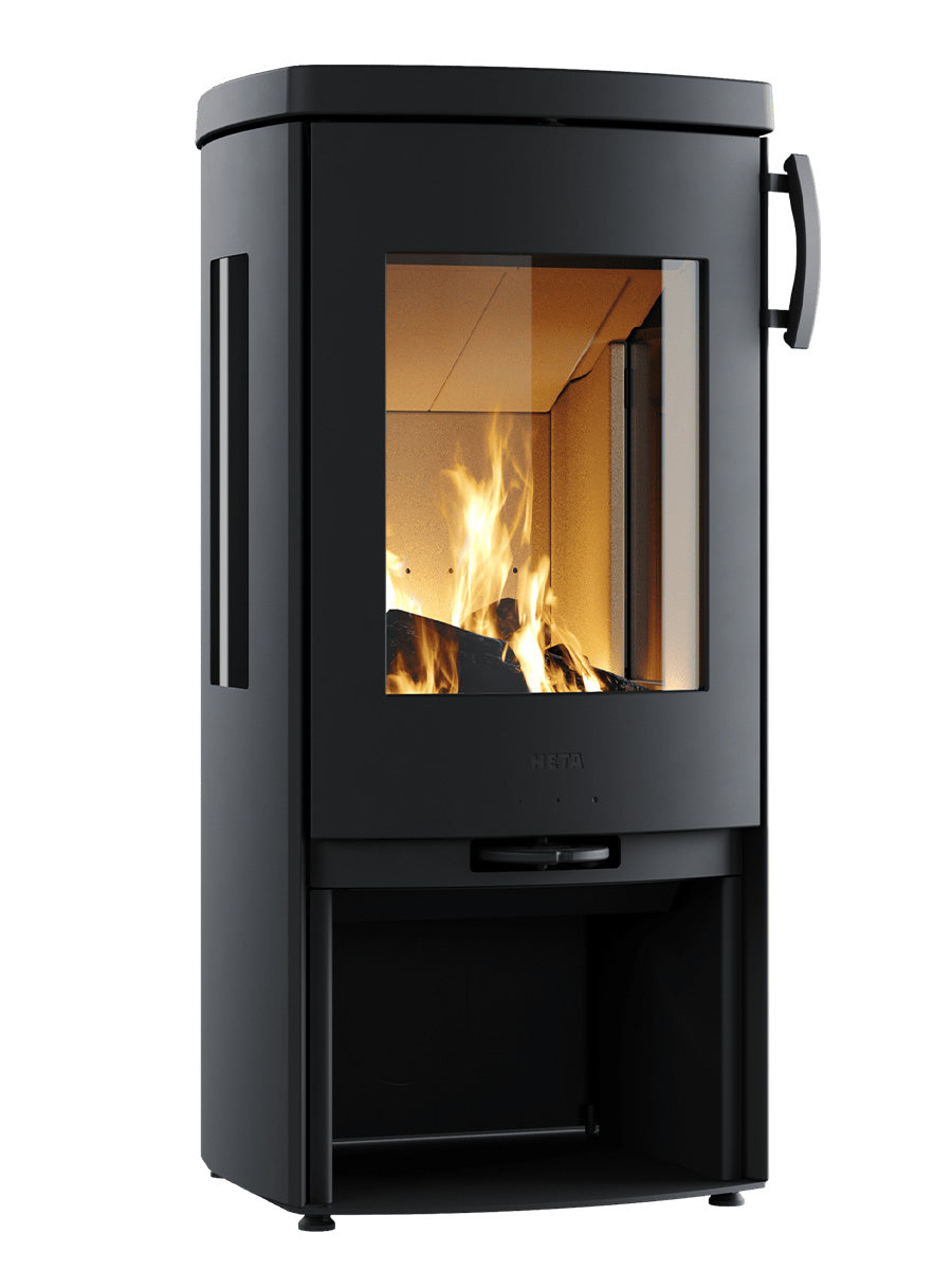 Heta Icon-Line Eclipse with Windows Wood Burning Stove