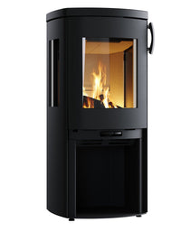 Heta Icon-Line Moderna Wood Burning Stove with Windows