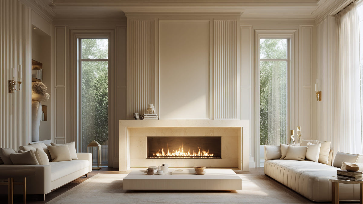A fireplace should not simply heat a room.