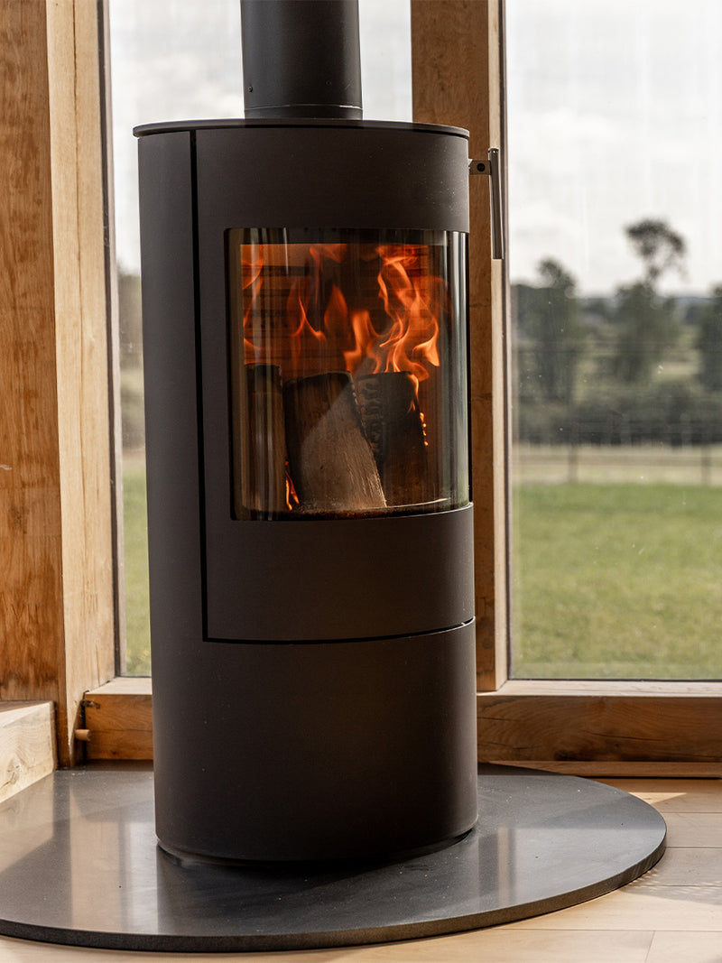 RAIS Viva L 100 Bioethanol Fireplace Stove with a Glass Door