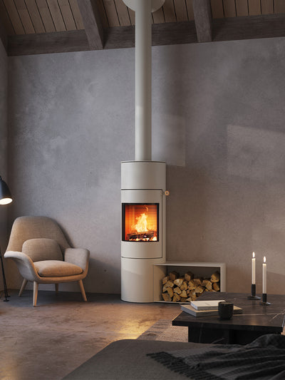 RAIS Viva L 140 Wood Burning Stove with a Glass Door
