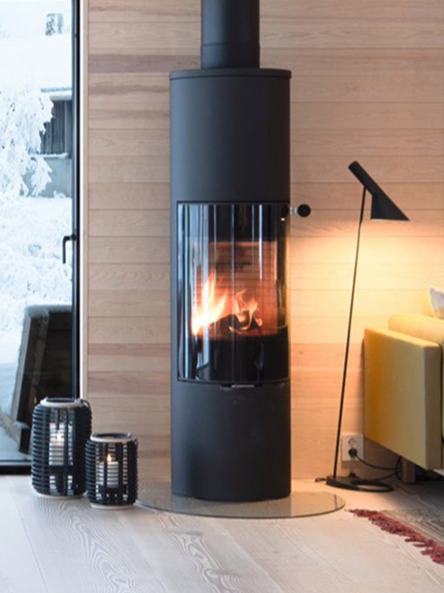 RAIS Viva L 160 Gas Fire Stove with a Glass Door