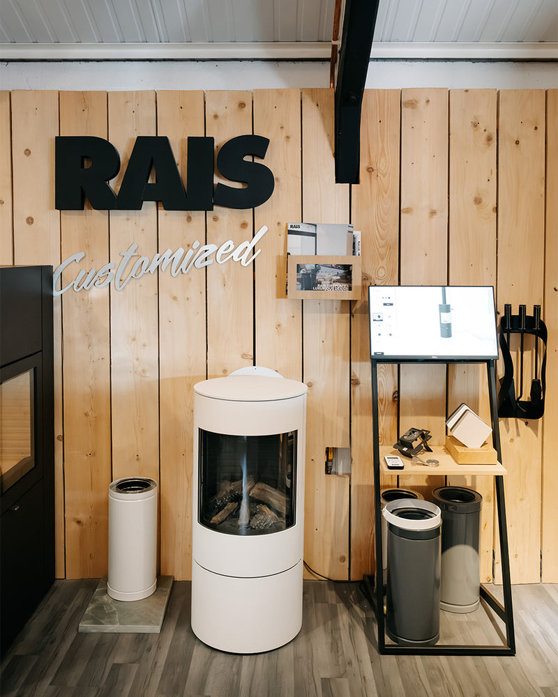 RAIS Viva L 100 Gas Fire Stove with a Steel Door