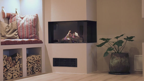RAIS Visio 70 Corner Gas Fire