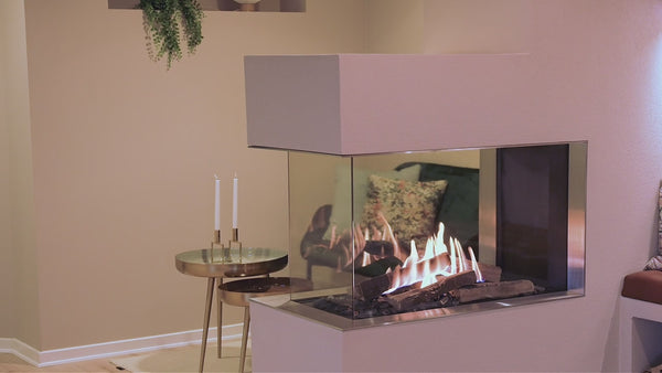 RAIS Visio 70 Room Divider Gas Fire