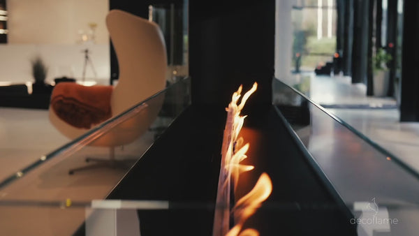 Decoflame Montreal Three Sided Bioethanol Fireplace