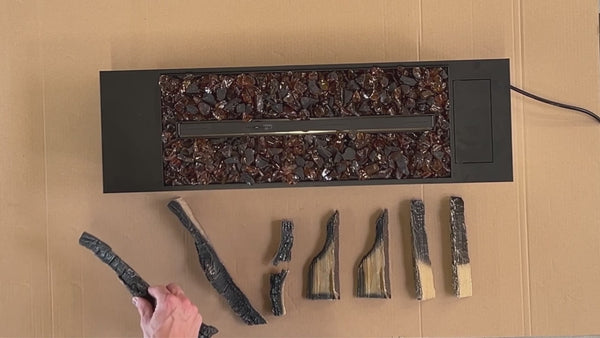 Decoflame LogicWood 720 Log Placement