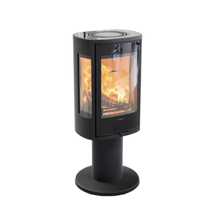 886G Black Glass Top