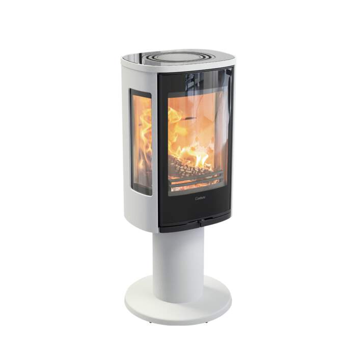 886G White Glass Top