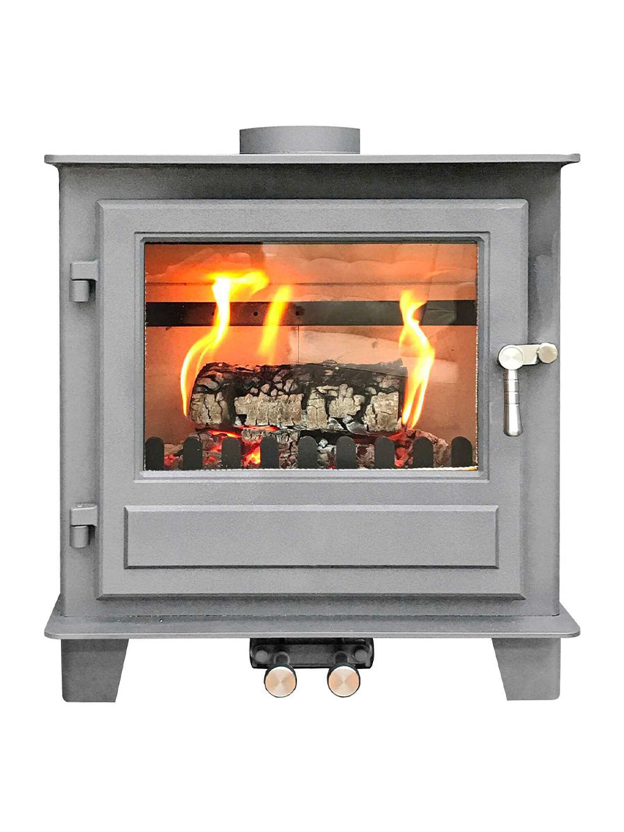 Clock Blithfield 8 Light Metallic Grey